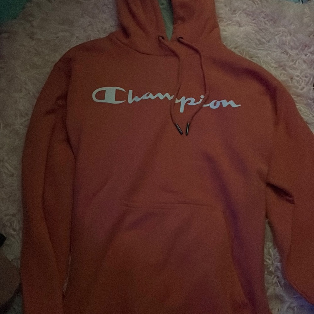 Pink champion hoodie